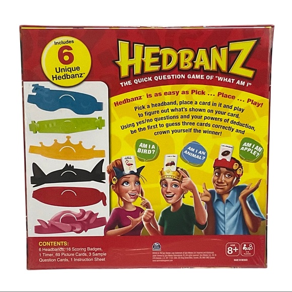 HEDBANZ What Am I? Family Board Game NEW - Picture 2 of 4